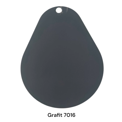 Podbitka stalowa RAL 7016 antracyt połysk